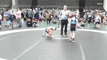 61 lbs Rr Rnd 3 - Jack Sanders, Mat Assassins White - ESE vs Owen Zimmerman, Mat Assassins - ESE