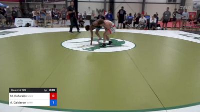 57 kg Round Of 128 - Martin Cafurello, Noke Wrestling RTC vs Allen Calderon, Warrior Regional Training Center