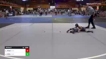 43 lbs Rr Rnd 3 - Landon Khan, Windsor Wrestling CLub vs Johnathan Millz, Pomona Elite