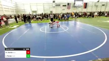 57 lbs Consolation - Maxton Rohde, New Mexico Wolfpack vs Isaiah Flores, Pounders WC
