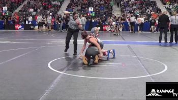 130 lbs Champ. Round 1 - Collin Ryan, Lion Elite vs Braxton Blankinship, Trailhands