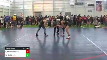 130 lbs Quarterfinal - Kingston McPherson, Askeo vs Wyatt Bartel, Durango WC