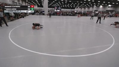 71 lbs Champ. Rd Of 16 - Maddox Clayberg, Sebolt Wrestling Academy vs Moxx Lopez, Proving Grounds Wrestling
