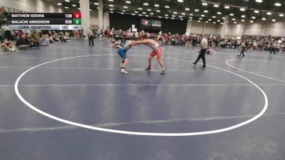 175 lbs Cons. Quarters - Malachi Anderson, Berge Elite Wrestling Academy vs Matthew Dziura, Toss Em Up Wrestling Academy