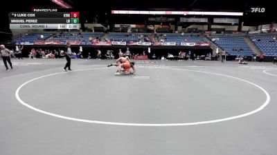 285 lbs Cons. Round 1 - 9 Luke Cox, Georgetown vs Miguel Perez, Lindsey Wilson