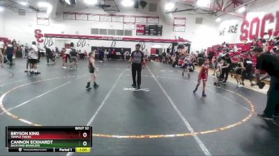 50-55-60 Round 4 - Bryson King, Temple Tigers vs Cannon Eckhardt, Backyard Brawlers