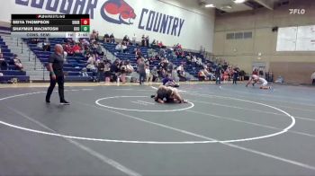 157 lbs Cons. Semi - Shaymus Macintosh, Clackamas Community College vs Seiya Thompson, Southern Oregon