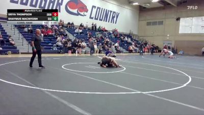 157 lbs Cons. Semi - Shaymus Macintosh, Clackamas Community College vs Seiya Thompson, Southern Oregon