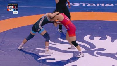 76 kg Final 3-5 - Davaanasan Enkh Amar, Mongolia vs Aiperi Medet Kyzy, Kyrgyzstan