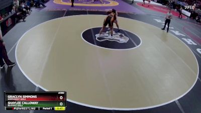 Cons. Round 2 - Shaylee Calloway, Beatrice Girls vs Graclyn Simmons, Northwest Girls