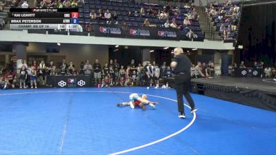 62 lbs Champ. Rd Of 16 - Kai Leavitt, Champions Wrestling Club vs Brax Peterson, Athlos Wrestling