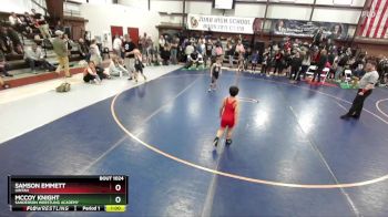 61 lbs Champ. Round 1 - McCoy Knight, Sanderson Wrestling Academy vs Samson Emmett, Uintah
