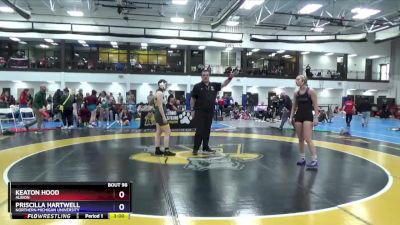 145 lbs Cons. Round 3 - Keaton Hood, Albion vs Priscilla Hartwell, Northern Michigan University