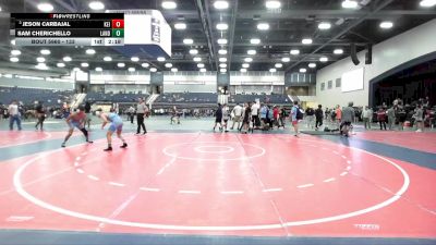 133 lbs 1st Place Match - Sam Cherichello, Unattached The Citadel vs Jeson Carbajal, Keiser University