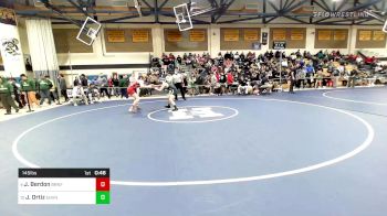 145 lbs Consolation - Josh Berdon, Branford vs Jake Ortiz, East Haven