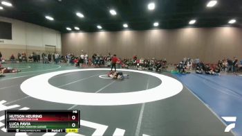 67 lbs Semifinal - Luca Pavia, Sunkist Kids Monster Garage vs Hutson Heuring, Amped Wrestling Club