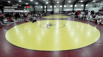 138 lbs Round 1 (8 Team) - Traedun Osborne, Juab B vs KADEN DYCHES, Manti
