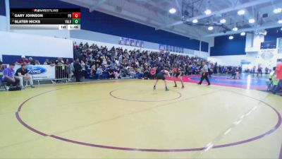 126 lbs Quarterfinal - Gary Johnson, Palm Desert vs Slater Hicks, Valencia/Valencia