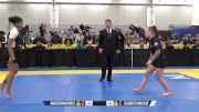 Elisabeth Ann Clay vs Gabriela De Faria Matos Barreto 2024 World IBJJF Jiu-Jitsu No-Gi Championship