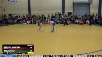 65 10U Quarterfinal - Jaxon Liffrig, MN Elite Wrestling vs Beckham Walztoni, DC Elite