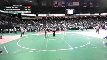 122 lbs Champ. Round 2 - Cooper Whiting, Unattached vs Lucas Mlynarczyk, WSW1