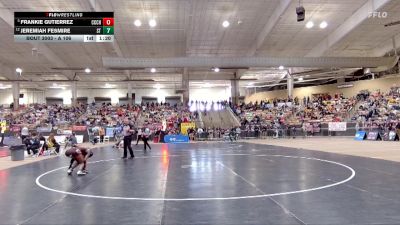 A 106 lbs Champ. Round 1 - Frankie Gutierrez, Cheatham Co. Central High School vs Jeremiah Fesmire, Stratford High School