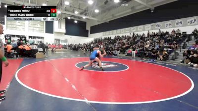 125 lbs Cons. Round 2 - Desiree Muro, Arroyo vs Rose Mary Dodd, Temescal Canyon