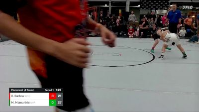 84 lbs Placement (4 Team) - Camden Barlow, Revival Orange vs Maxim Mcmurtrie, Warhawk Armory