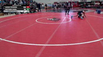121 lbs Quarterfinal - Matthew Voehl, Windom-Mountain Lake vs Logan Petersen, Tracy-Milroy-Balaton-Westbrook-Walnut Grove
