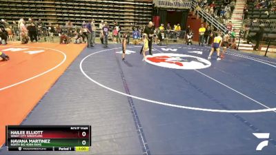 43 lbs Semifinal - Remi Lind, Douglas Wrestling Club vs Presli Felton, Glenrock Wrestling Club