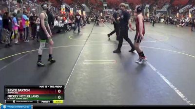 100 lbs Cons. Round 2 - Bryce Saxton, Attack WC vs Mickey McClelland, Howell Hurricanes