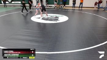 95 lbs Semifinal - Ashton Horning, Sheridan Wrestling Club vs Liam O`Dea, Cowboy Kids Wrestling Club