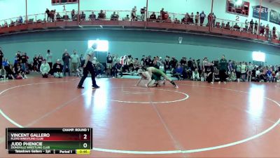 150 lbs Champ. Round 1 - Vincent Gallero, Floyd Wrestling Club vs Judd Phenicie, Zionsville Wrestling Club