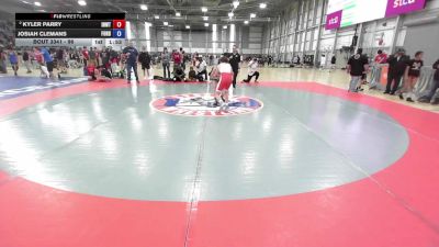 96 lbs 5th Place Match - Kyler Parry, Inland Northwest Wrestling Training Center vs Josiah Clemans, FordDynastyWrestlingClub