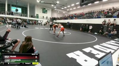 132B Round 1 - Broc Frank, Powell vs Corey Gonzales, Natrona County