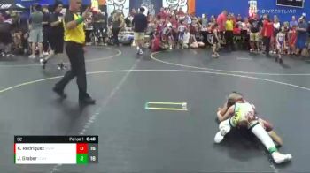 52 lbs Finals (8 Team) - Kevin Rodriguez, Untouchables Purple vs Jacob Graber, The Funky Singlets Yellow