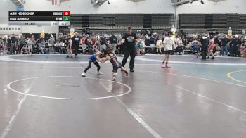 69 lbs Rr Rnd 1 - Ash Henecker, RedNose Wrestling School - ESC vs Esa Ahmed, Hammers- ESC