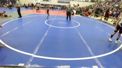 70 lbs Consi Of 8 #2 - Parker Dykes, Warrior Wrestling Club vs Jaxxson Buzzard, Salina Wrestling Club