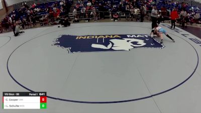 12U Boys - 98 lbs Quarters - Cameron Cooper, Contenders Wrestling Academy vs Landon Schulte, Missouri