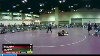 165 lbs Round 3 (10 Team) - Jayla Jones, STL Green vs Gia Miller, SD Fire
