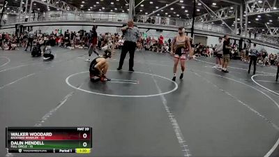 130 lbs Round 5 (8 Team) - Walker Woodard, Backyard Brawler vs Dalin Mendell, Full Circle