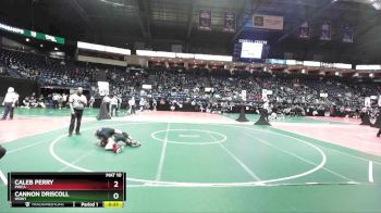 114 lbs Cons. Round 7 - Cannon Driscoll, WSW1 vs Caleb Perry, PWCA