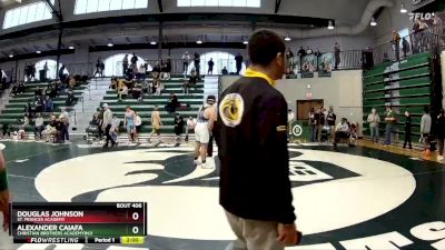 215 lbs Cons. Semi - Alexander Caiafa, Christian Brothers Academy(NJ) vs Douglas Johnson, St. Frances Academy