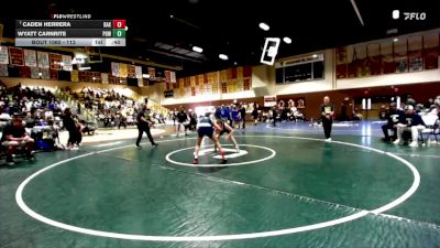 113 lbs Cons. Round 6 - Caden Herrera, Bakersfield vs Wyatt Carnrite, Poway
