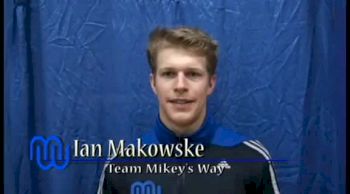 Ian Makowske after his first meet representing Team Mikey's Way