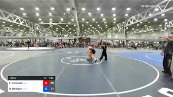 145 lbs Consolation - Arianna Bernard, Charlies Angels Pink vs Lydia Roope, Michigan Rev Girls Team 2