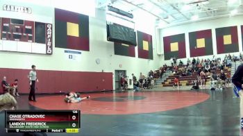126 lbs Round 3 - Chase Otradovec, Wadsworth vs Landon Frederick, Willoughby South High School