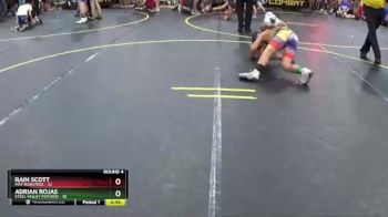 92 lbs Round 4 (6 Team) - Adrian Rojas, Steel Valley Psychos vs Rain Scott, Mat Monsters