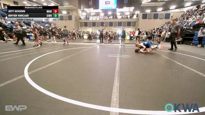 75 lbs Semifinal - Jett Goodin, Morrison Takedown Club vs Bryer Kincaid, Cowboy Wrestling Club