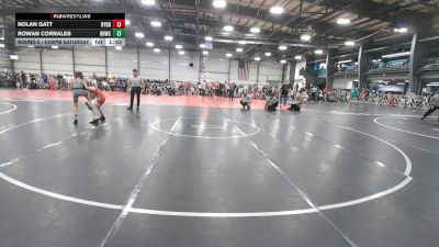 64 lbs Round 5 - 4:00pm Saturday - Rowan Corrales, Rough House W.C., CA vs Nolan Gatt, Backyard Brawlers